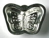 Metal baking mould for children in the shape of a butterfly
