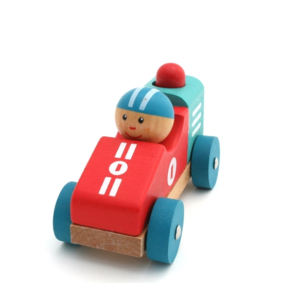 Afbeelding van Baby racewagen met toeter