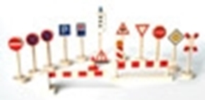 Afbeelding voor categorie Toy road signs, garages & circuits