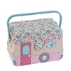 Naaidoos in de vorm van een caravan.