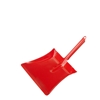 Klein vuilblik kind van 20 cm, in rood gelakt metaal